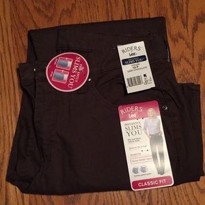 Riders by Lee Classic Fit size 10p chocolate brown